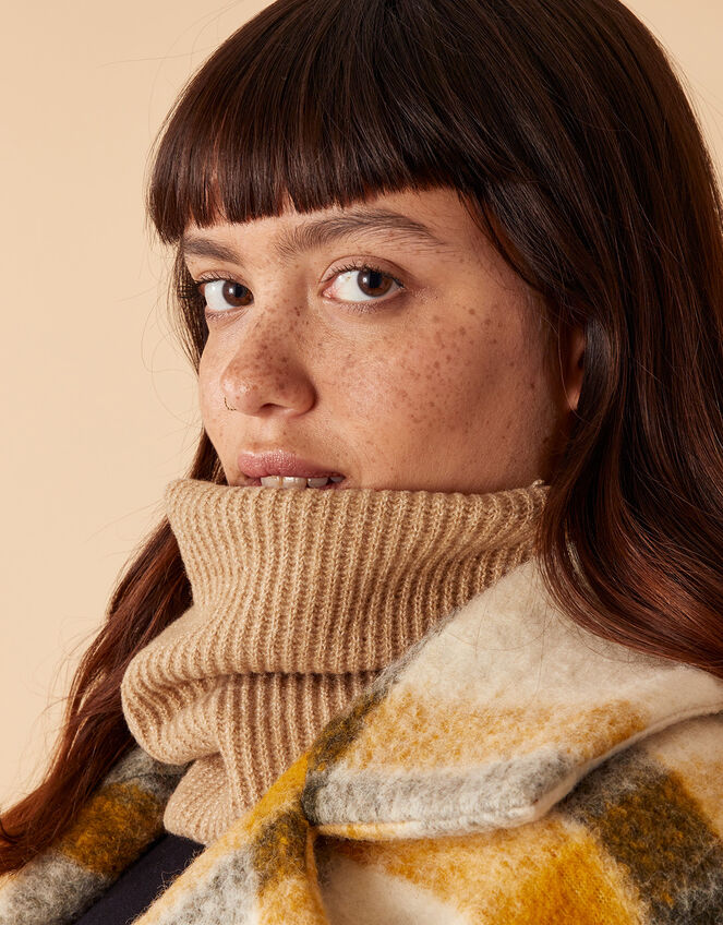Plain Snood, Camel (CAMEL), large
