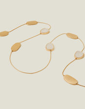 Long Disc Necklace, , large