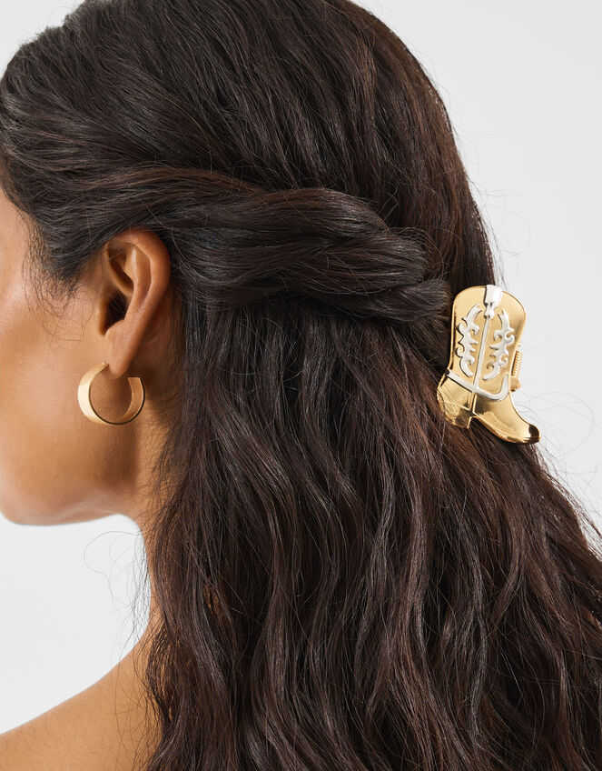 Cowboy Boot Metal Claw Clip, , large