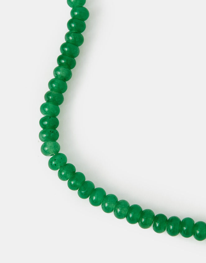 14ct Gold-Plated Aventurine Quartz Bead Bracelet, , large