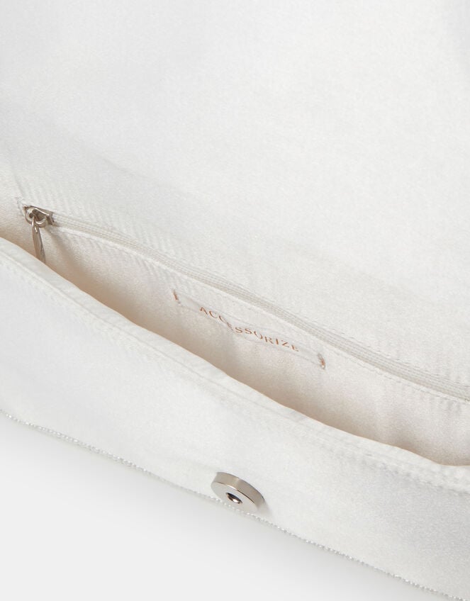 3D Sequin Flower Clutch Bag, , large