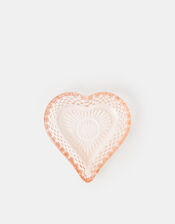 Glass Heart Trinket Dish, , large