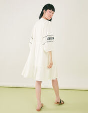 Embroidered Dress, Ivory (IVORY), large