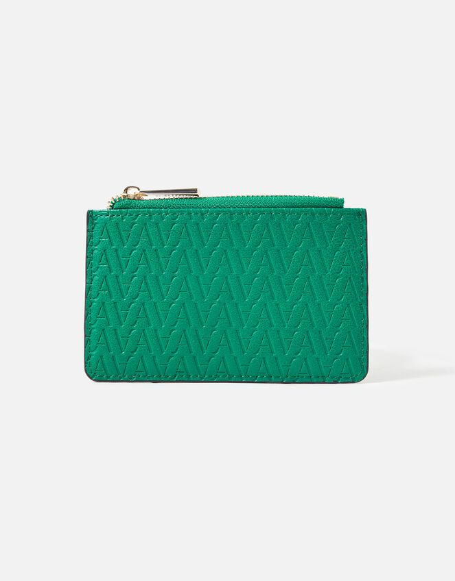 Logo Monogram Card Holder , Green (GREEN), large
