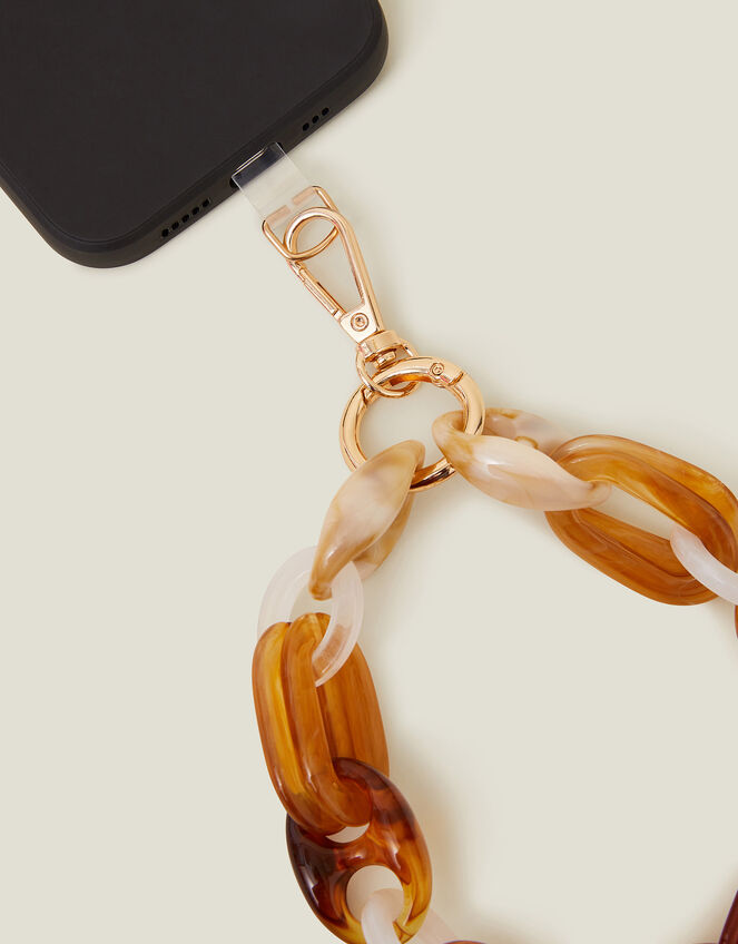 Mix Resin Chain Phone Wrist Strap, , large