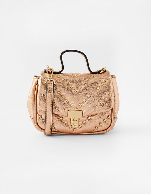 black studded cross body bag