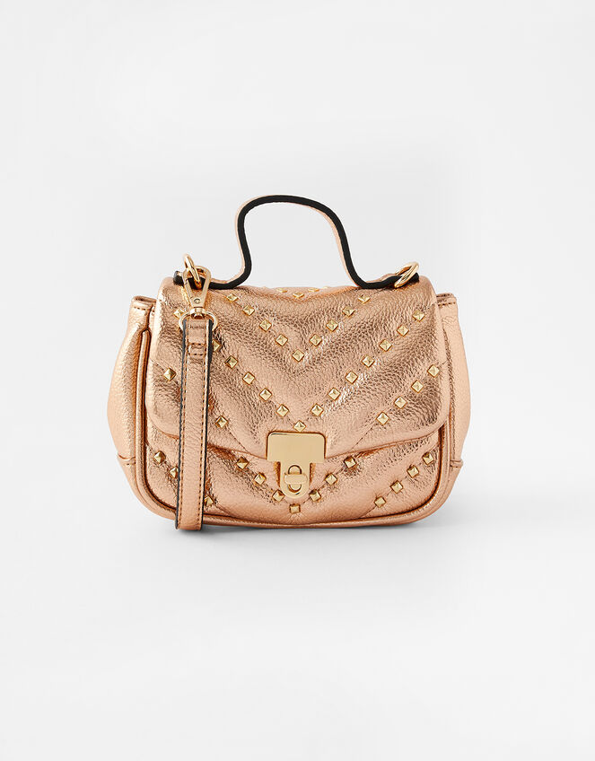 Studded Cross-Body Bag, , large