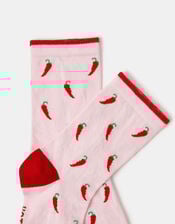 Chilli Print Socks, , large