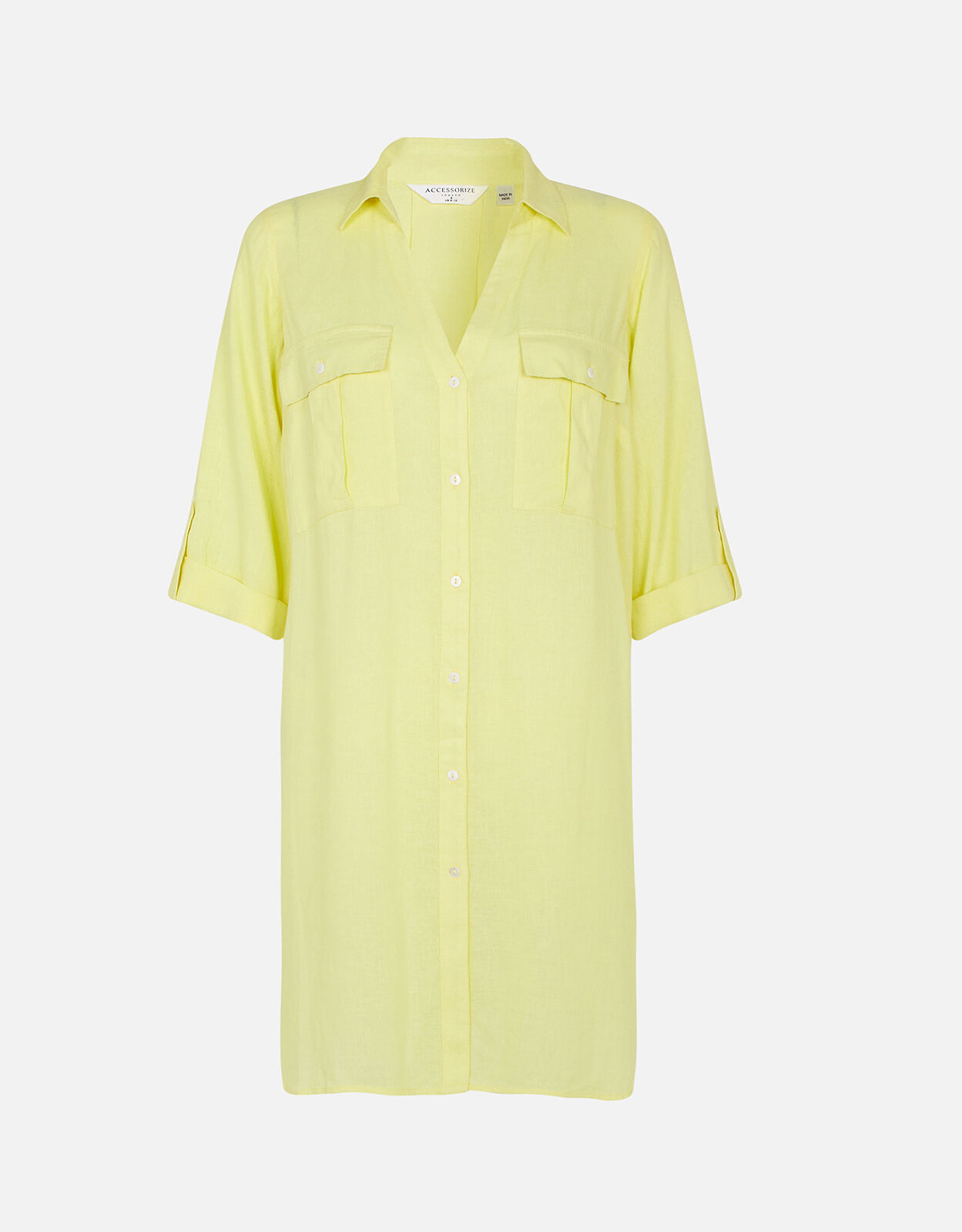 Yellow beach clearance shirt