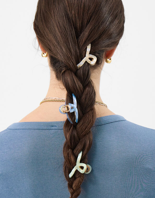 3-Pack Mini Twist Claw Clips, , large