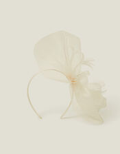 Mini Crin Fascinator, Ivory (IVORY), large