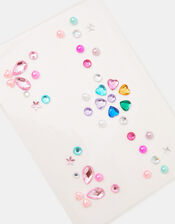 Girls Gem Face Stickers, , large