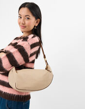 Scoop Crossbody Bag, Mink (MINK), large