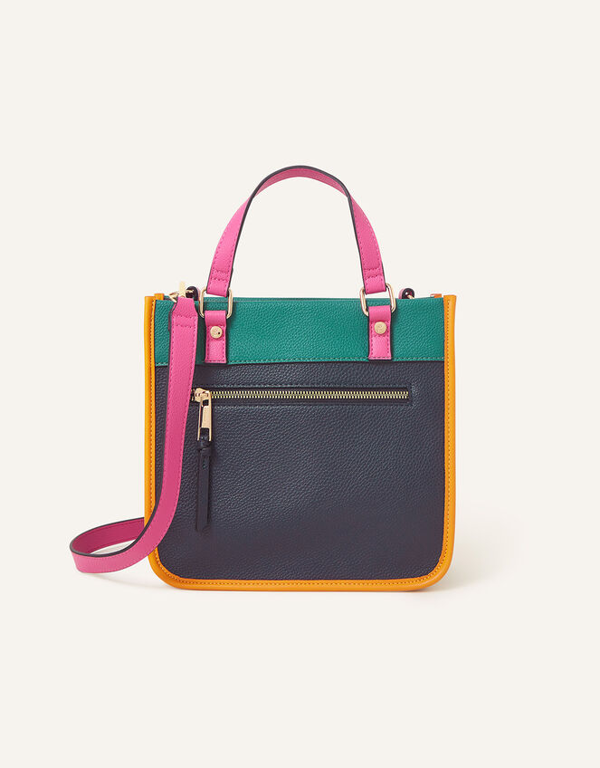 Mini Colour Block Handheld Bag, , large