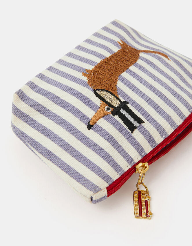 Sausage Dog Stripe Coin Purse, , large