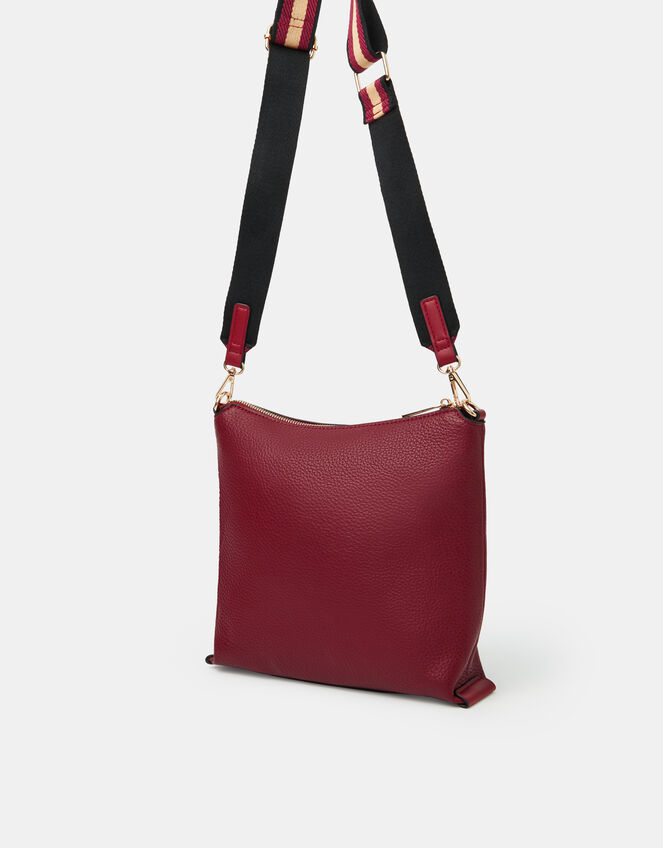 Webbing Strap Messenger Crossbody Bag, , large
