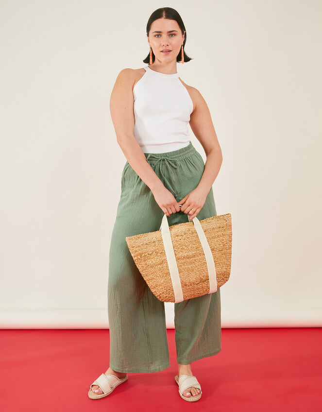 bing Strap Jute Shoulder Bag Beach bags Accessorize UK