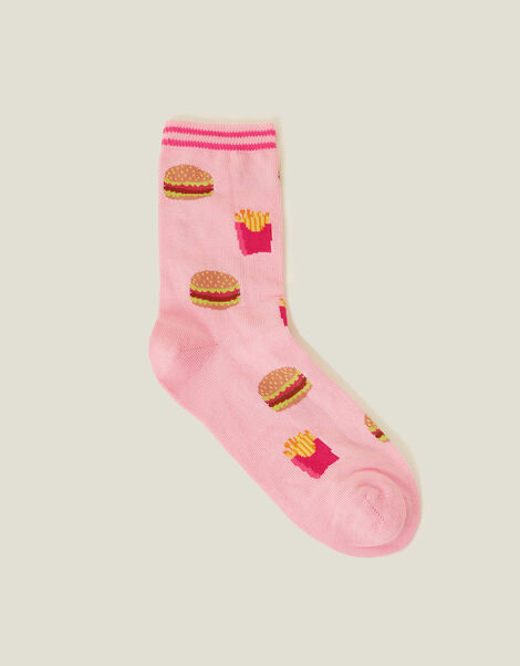 Burger and Fries Socks, , large