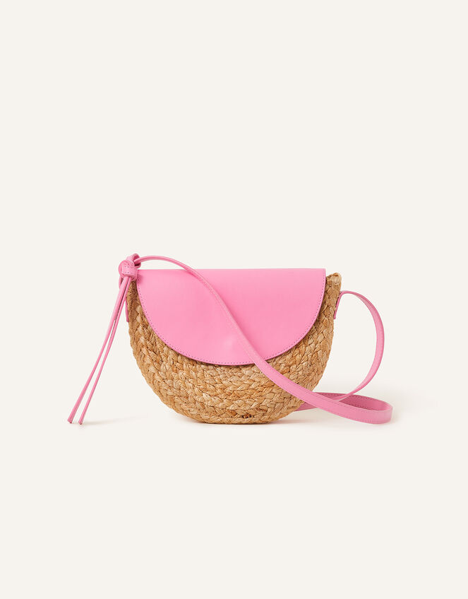Jute Flap Cross-Body Bag, , large
