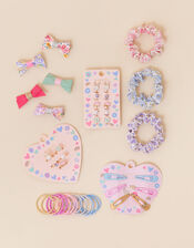 Girls Pastel Hair and Jewellery Set, , large