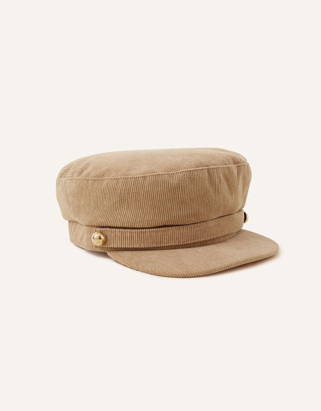 Cord Mariner Cap, Camel (CAMEL), large