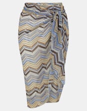 Zig Zag Crochet Sarong, , large