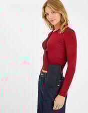 Heart Quilted Nylon Phone Bag, , large