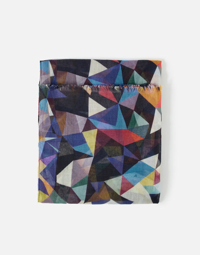Mosaic Print Scarf , , large