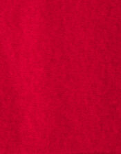 Plain Tassel Scarf, Red (RED), large