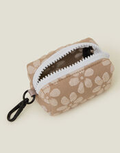 Cocopup London Floral Print Dog Poop Bag Holder Natural, , large