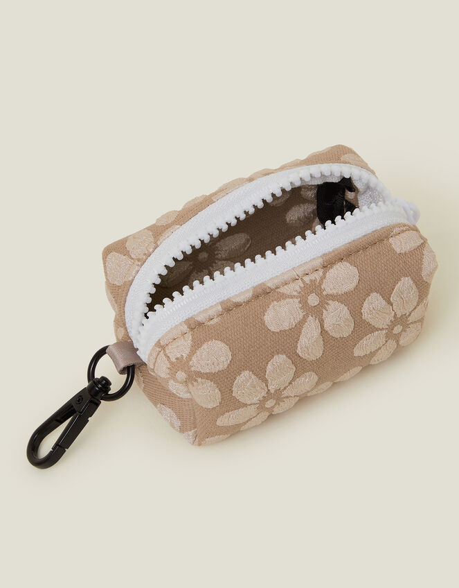 Cocopup London Floral Print Dog Poop Bag Holder Natural, , large