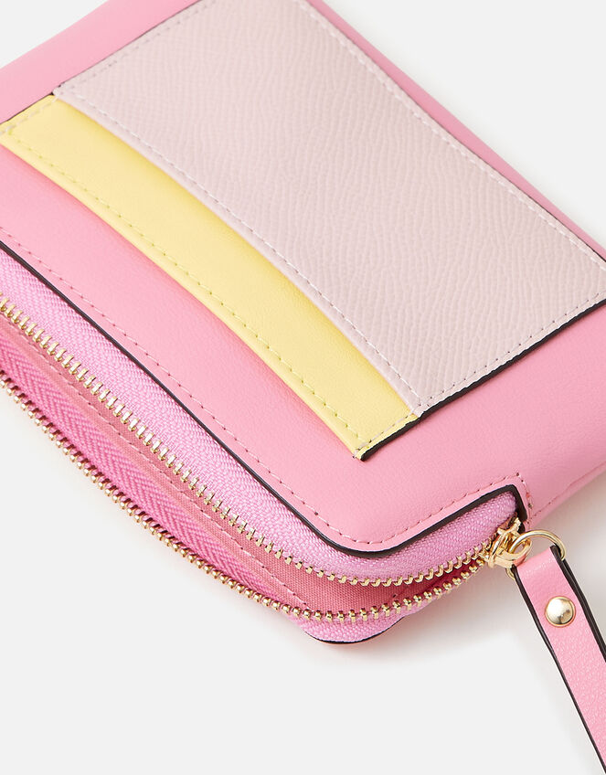 Colour Block Coin Purse, Pink (PINK), large