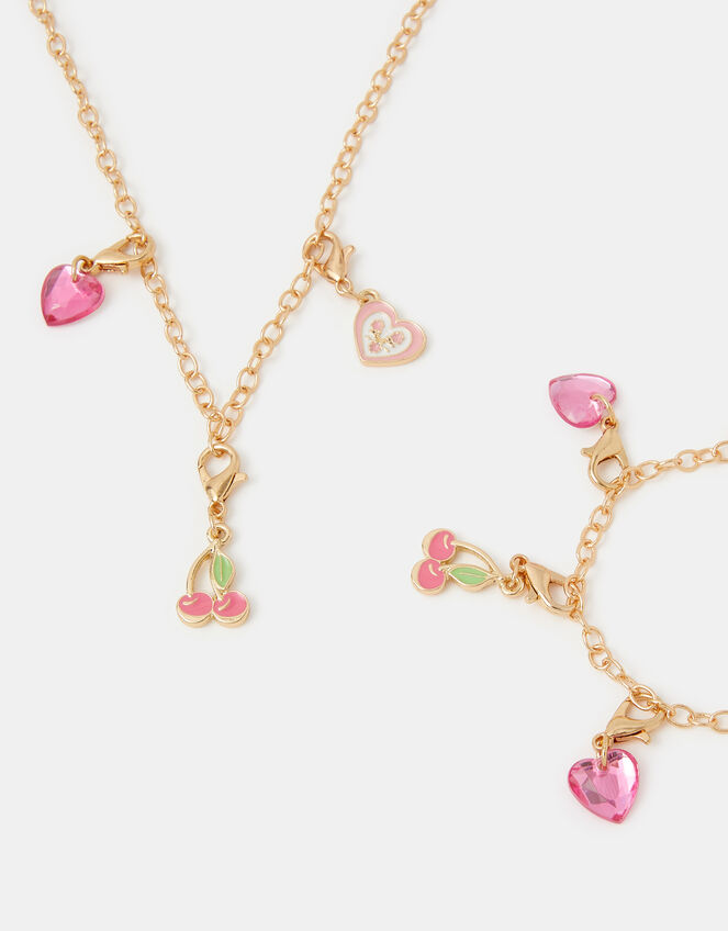 Girls Make-Your-Own Charm Jewellery Set, , large