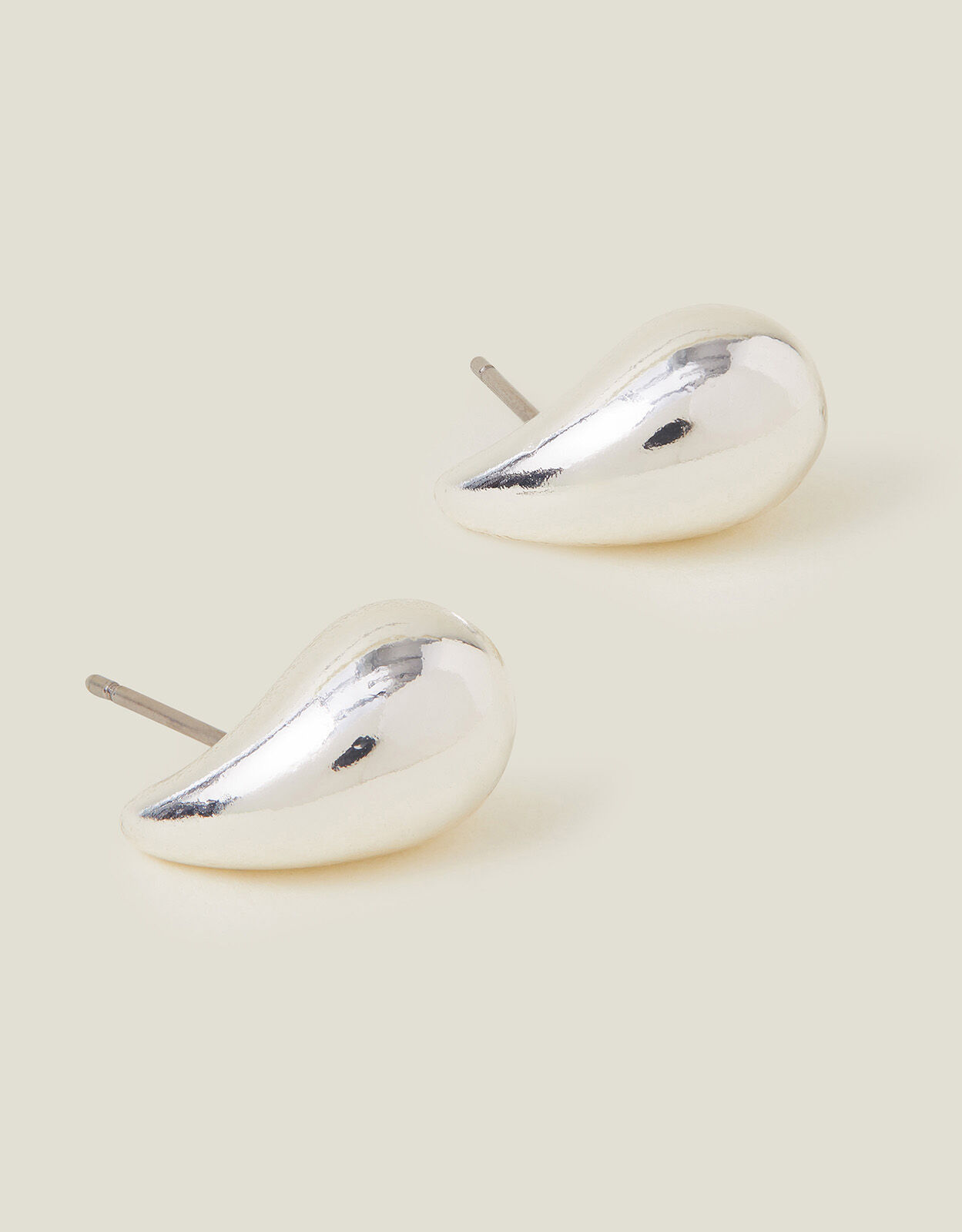 Sterling Silver Plated Tear Drop Earrings Sterling Silver Accessorize Global