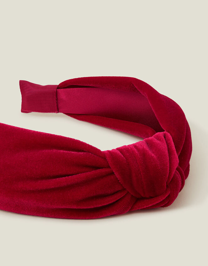 Velvet Knot Headband, , large