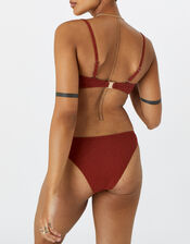 Texture Bikini Brief, Orange (RUST), large