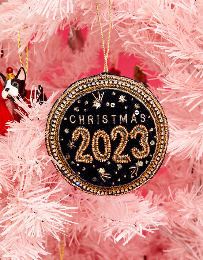 Embellished Christmas 2023 Hanging Decoration, , large