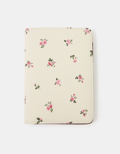 Floral Print Passport Holder, , large