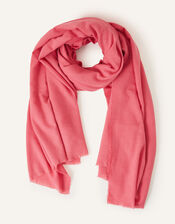 Super-Soft Blanket Scarf, Orange (CORAL), large