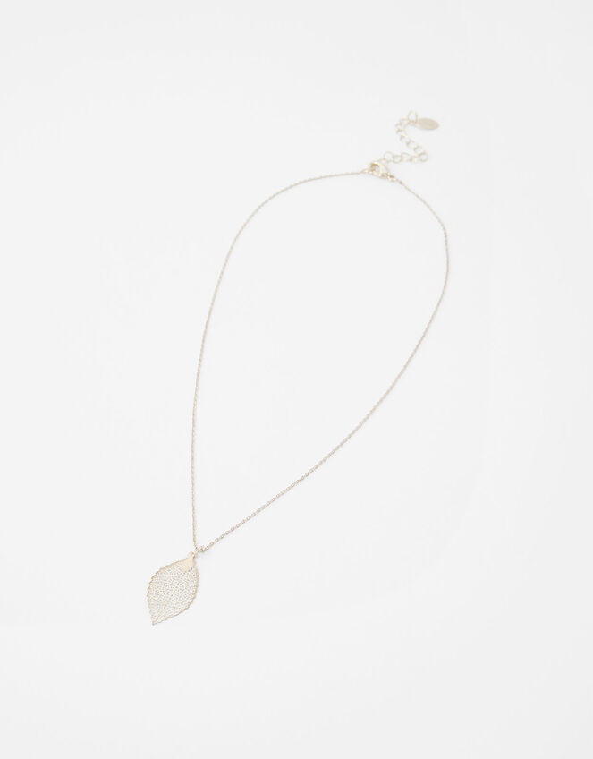 Fili Leaf Pendant Necklace, , large
