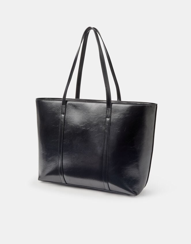 Meredith Tote Bag, Black (BLACK), large