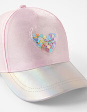 Shell Shimmer Baseball Cap, Pink (PINK), large