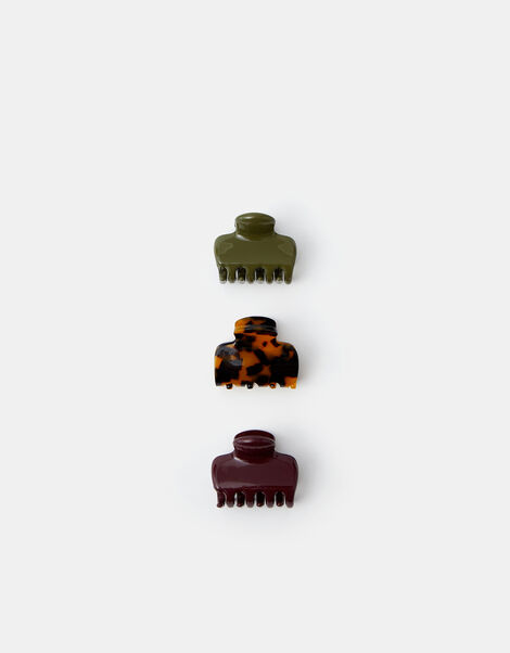 3-Pack Mini Glossy Claw Clips, , large