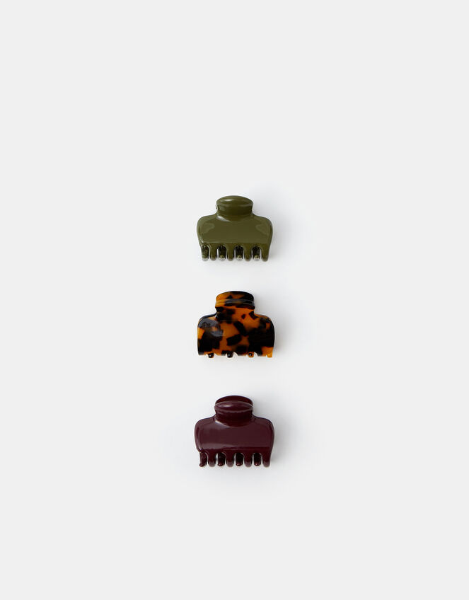 3-Pack Mini Glossy Claw Clips, , large