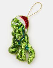 Embellished Dinosaur Christmas Tree Decoration, , large