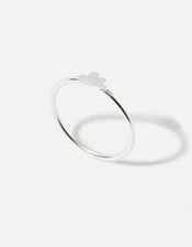 Sterling Silver Cloud Ring, Silver (ST SILVER), large