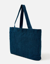 Cord Shopper Bag, Teal (TEAL), large