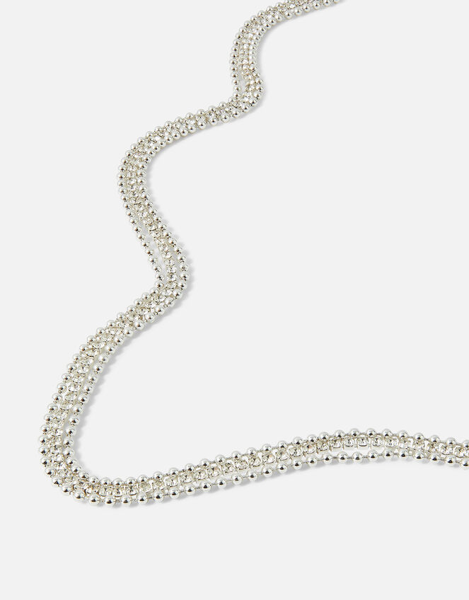 Crystal Layered Belly Chain, , large