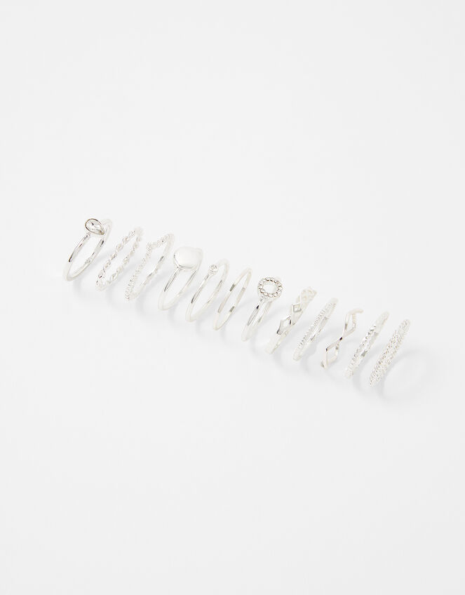 Simple Ring Multipack, Silver (SILVER), large
