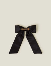 Crystal Bow Hair Clip, , large